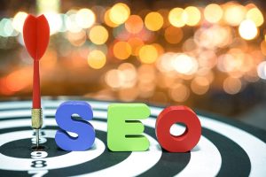 A blog post improves Search Engine Optimization (SEO) - a dart right in the center of a bullseye